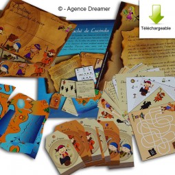 Kit de jeu Chassse au trésor pirate