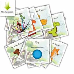 Pièces du jeu du trésor des tout-petits